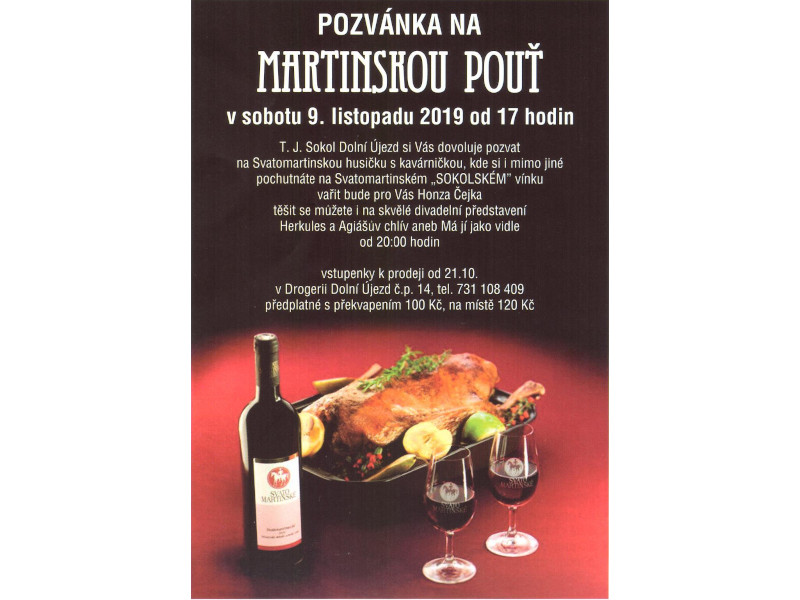 Svatomartinská husa + divadlo Augiášův chlív